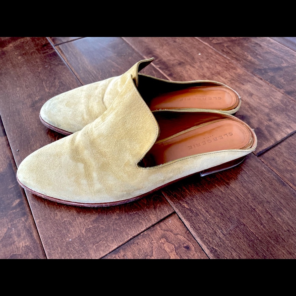 Robert Clergerie Alice Suede Slip-on Mules - Picture 1 of 7